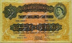 20 Shillings / 1 Pound  AFRIQUE DE L