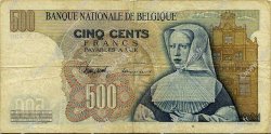 500 Francs BELGIQUE  1963 P.135a pr.TTB