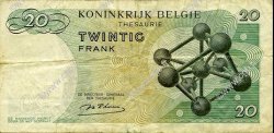 20 Francs BELGIQUE  1964 P.138 TTB
