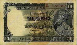 10 Rupees BIRMANIE  1937 P.02b TTB
