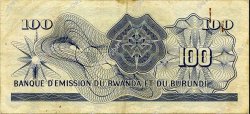 100 Francs BURUNDI  1962 P.05 MBC