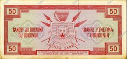 50 Francs  BURUNDI  1965 P.11a SUP+