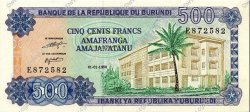 500 Francs BURUNDI  1980 P.34b NEUF