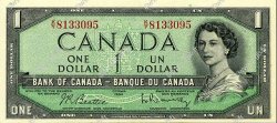 1 Dollar CANADA  1954 P.074b SUP+