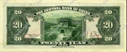 20 Yuan CHINE  1945 P.0391 SPL