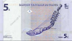 5 Centimes CONGO, DEMOCRATIC REPUBLIC  1997 P.081a UNC
