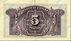 5 Pesetas SPAIN  1935 P.085a VF