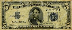 5 Dollars ESTADOS UNIDOS DE AMÉRICA  1934 P.414Ac BC