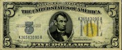 5 Dollars VEREINIGTE STAATEN VON AMERIKA  1934 P.414Ay fSS