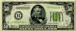 50 Dollars UNITED STATES OF AMERICA New York 1934 P.432D XF+