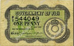 1 Penny FIDSCHIINSELN  1942 P.047a S