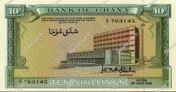 10 Shillings GHANA  1963 P.01d SC+