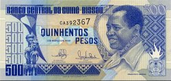 500 Pesos GUINEA-BISSAU  1990 P.12 FDC