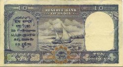 10 Rupees INDIEN
  1943 P.024 fVZ