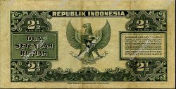 2,5 Rupiah INDONESIA  1951 P.039 MBC
