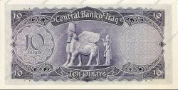 10 Dinars IRAK  1959 P.055a FDC