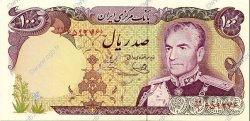 100 Rials IRAN  1974 P.102d UNC
