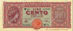 100 Lire ITALIEN  1944 P.075 VZ+