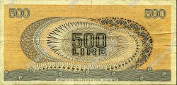500 Lire ITALIA  1967 P.093a BB