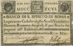 27 Scudi ITALY  1786 PS.401 F+