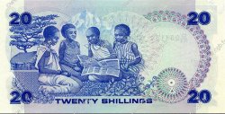 20 Shillings KENIA  1984 P.21c FDC