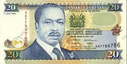 20 Shillings KENIA  1995 P.32 fST+