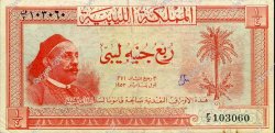 1/4 Pound LIBIA  1952 P.14 MBC