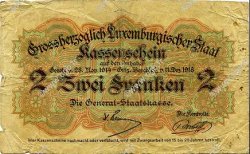 2 Francs LUSSEMBURGO  1919 P.28 q.MB