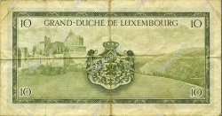 10 Francs LUSSEMBURGO  1954 P.48a q.MB