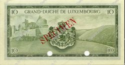 10 Francs Spécimen LUSSEMBURGO  1954 P.48s FDC