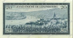 20 Francs LUXEMBURG  1955 P.49a VZ