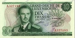 10 Francs LUXEMBOURG  1967 P.53a NEUF