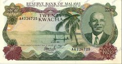 20 Kwacha MALAWI  1983 P.17a fST+