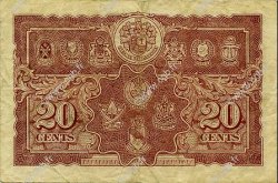 20 Cents MALAYA  1941 P.09a BB