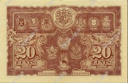 20 Cents MALAYA  1941 P.09a SC+