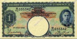1 Dollar MALAYA  1941 P.11 UNC-