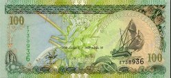 100 Rupees MALDIVEN  2000 P.22b fST+