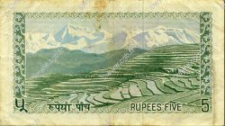5 Rupees NEPAL  1972 P.17 SS