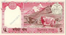 5 Rupees NEPAL  1974 P.23 FDC