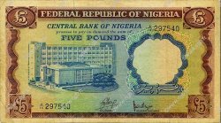 5 Pounds NIGERIA  1968 P.13a MB