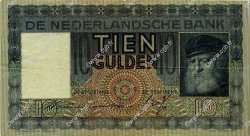 10 Gulden NIEDERLANDE  1937 P.049 SS