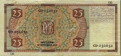 25 Gulden NETHERLANDS  1937 P.050 VF+
