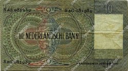10 Gulden NETHERLANDS  1940 P.056a VF-