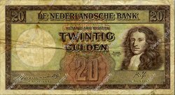 20 Gulden NETHERLANDS  1945 P.076 F