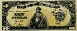 10 Pesos PHILIPPINES  1920 P.014 XF+