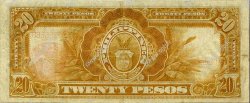 20 Pesos FILIPINAS  1936 P.085a MBC