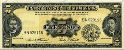 5 Pesos PHILIPPINES  1949 P.135d NEUF