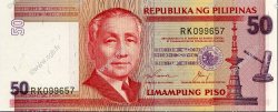 50 Pesos FILIPINAS  1987 P.171c FDC