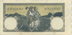 100000 Lei ROMANIA  1946 P.058a VF+