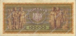 100000 Lei ROMANIA  1947 P.059a BB